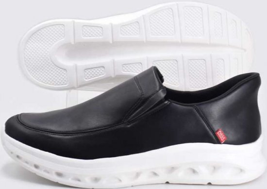 D555 Carlisle 2 Kingsize Hands Free Shoes Black - Herenschoenen 40-52 - 