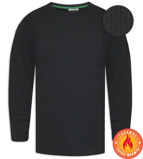D555 Exeter Thermal Long Sleeve T-Shirt - Ondergoed & zwem - Grote Maten Ondergoed Heren