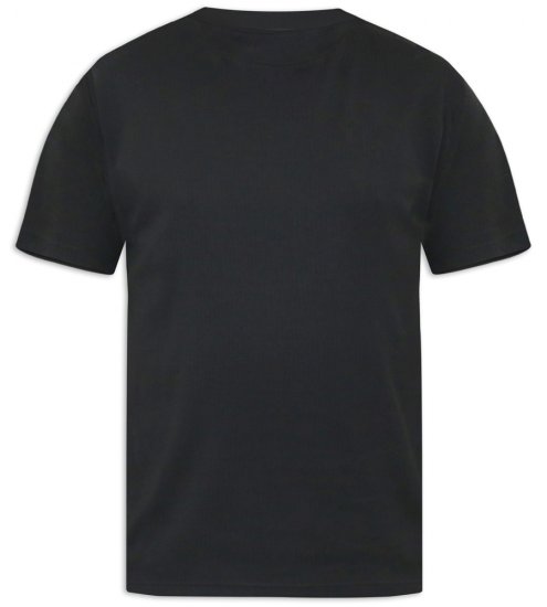 D555 Motherwell Thermal Short Sleeve T-Shirt Black - Ondergoed & zwem - Grote Maten Ondergoed Heren