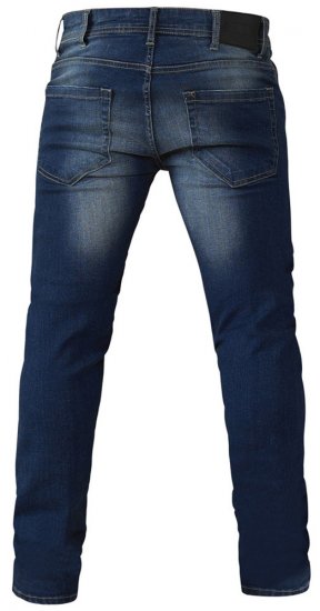D555 Ambrose Tapered Fit Stretch Jeans Dark Blue TALL SIZES - HERENKLEDING MT-6XLT - Tall Kleding Heren