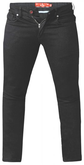 D555 Claude Stretch Jeans Black TALL SIZES - HERENKLEDING MT-6XLT - Tall Kleding Heren