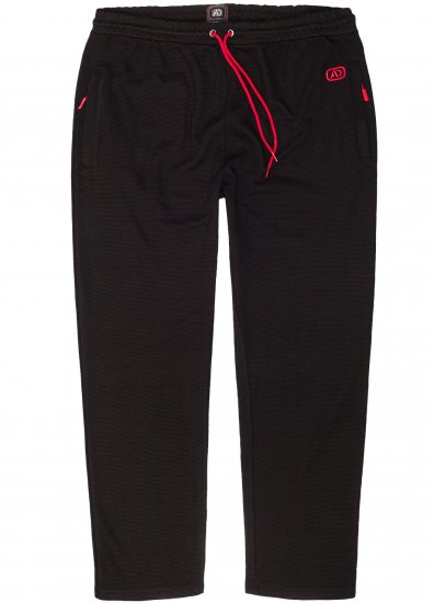 Adamo Matteo Ottoman Sweatpants Black - Joggingbroeken & shorts - Joggingbroeken & Shorts Heren Grote Maten