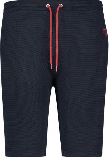Adamo Marcel Ottoman Sweatshorts Navy - Joggingbroeken & shorts - Joggingbroeken & Shorts Heren Grote Maten