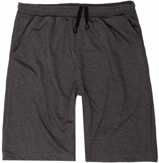 Adamo Athen Sweatshorts Charcoal - Joggingbroeken & shorts - Joggingbroeken & Shorts Heren Grote Maten