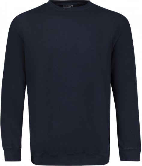 Adamo Athen Crew neck Sweatshirt Navy - Sweaters & hoodies - Sweaters & Hoodies Grote Maten Heren