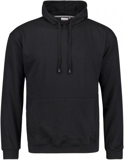 Adamo Athen Hoodie without Zipper Black - Sweaters & Hoodies - Sweaters & Hoodies Grote Maten Heren