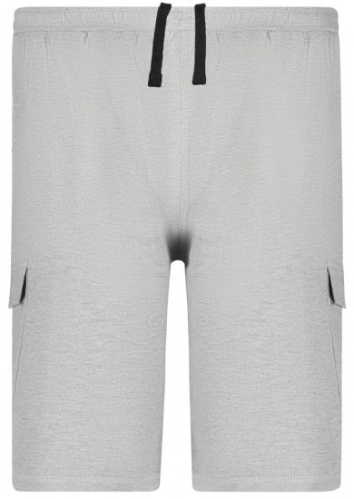 Adamo 159308 Cargoshort Grijs melange - Joggingbroeken & shorts - Joggingbroeken & Shorts Heren Grote Maten