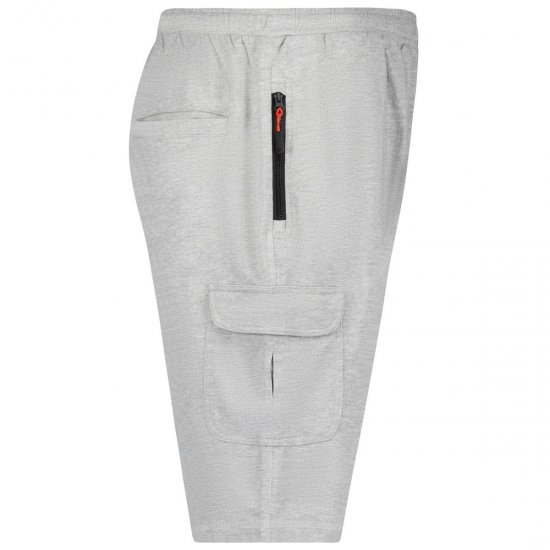 Adamo 159308 Cargoshort Grijs melange - Joggingbroeken & shorts - Joggingbroeken & Shorts Heren Grote Maten