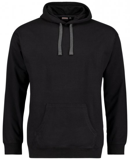 Adamo 159310 Hoodie Zwart - Sweaters & hoodies - Sweaters & Hoodies Grote Maten Heren