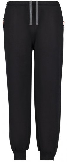 Adamo 159312 Joggingbroek met ritszakken Zwart - Joggingbroeken & shorts - Joggingbroeken & Shorts Heren Grote Maten