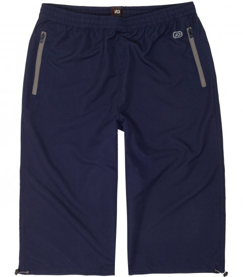 Adamo Oskar Capri Shorts Navy - Joggingbroeken & shorts - Joggingbroeken & Shorts Heren Grote Maten