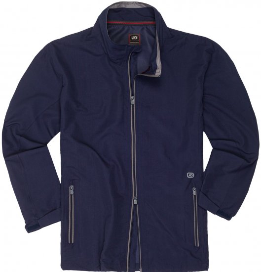 Adamo Oswin Lightweight Fitness Jacket Navy - Sportkleding & outdoor - Grote Maten Sportkleding Heren