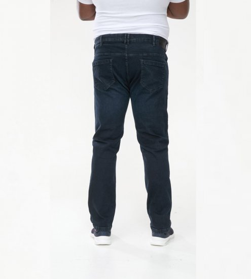D555 Daniel Tapered Fit Stretch Jeans Blue/Black Wash - Jeans & broeken - Jeans & Broeken Grote Maten Heren