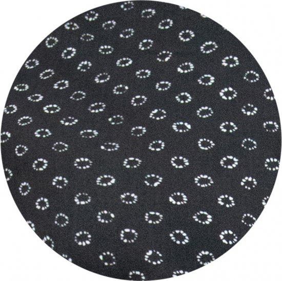 D555 Matlock Short Sleeve AOP Shirt With Hidden Button Down Black - Hemden - Overhemden Grote Maten Heren