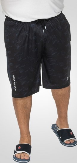 D555 Woking Dry Wear Fully Elasticated Polyester Shorts Navy - Sportkleding & outdoor - Grote Maten Sportkleding Heren