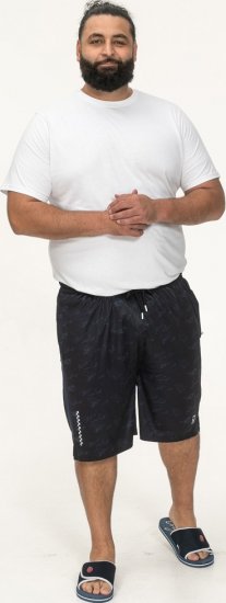 D555 Woking Dry Wear Fully Elasticated Polyester Shorts Navy - Sportkleding & outdoor - Grote Maten Sportkleding Heren