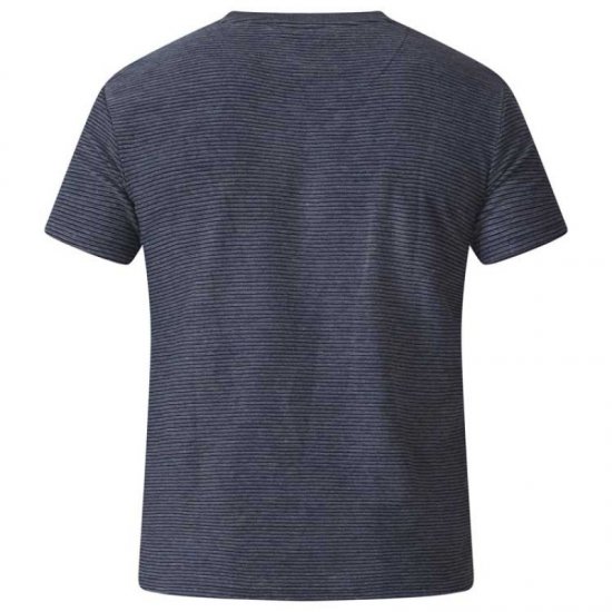 D555 Agler Waffle T-shirt Charcoal - T-shirts - Grote Maten T-shirts Heren