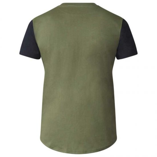 D555 Demarcus Couture T-shirt Khaki - T-shirts - Grote Maten T-shirts Heren