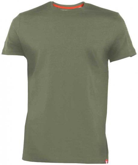 D555 Callum T-shirt Khaki - T-shirts - Grote Maten T-shirts Heren