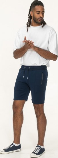 D555 Spalding Elasticated Waist Interlock Shorts Navy - Joggingbroeken & shorts - Joggingbroeken & Shorts Heren Grote Maten
