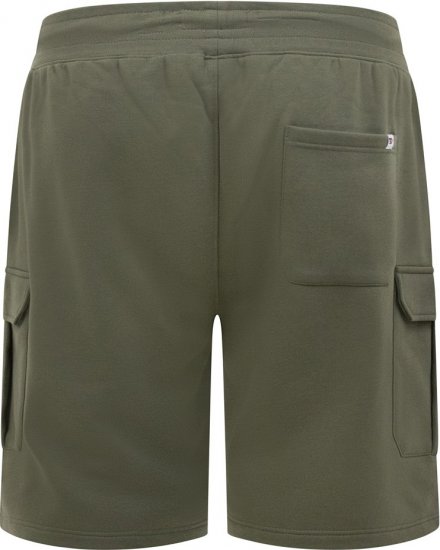 D555 Wigan 1 Elasticated Waist Fleece Cargo Shorts Khaki - Joggingbroeken & shorts - Joggingbroeken & Shorts Heren Grote Maten