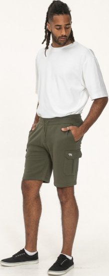 D555 Wigan 1 Elasticated Waist Fleece Cargo Shorts Khaki - Joggingbroeken & shorts - Joggingbroeken & Shorts Heren Grote Maten
