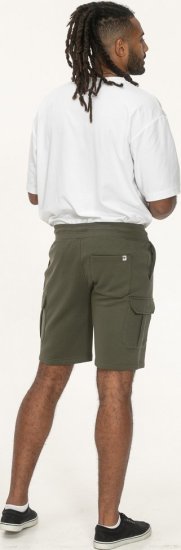 D555 Wigan 1 Elasticated Waist Fleece Cargo Shorts Khaki - Joggingbroeken & shorts - Joggingbroeken & Shorts Heren Grote Maten