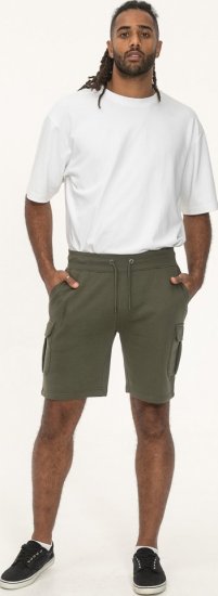 D555 Wigan 1 Elasticated Waist Fleece Cargo Shorts Khaki - Joggingbroeken & shorts - Joggingbroeken & Shorts Heren Grote Maten