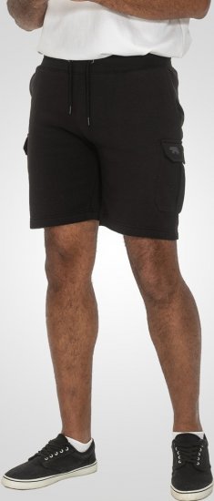 D555 Wigan 2 Elasticated Waist Fleece Cargo Shorts Black - Joggingbroeken & shorts - Joggingbroeken & Shorts Heren Grote Maten