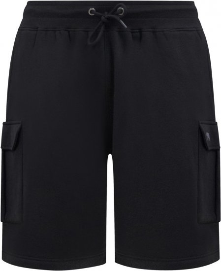 D555 Wigan 2 Elasticated Waist Fleece Cargo Shorts Black - Joggingbroeken & shorts - Joggingbroeken & Shorts Heren Grote Maten