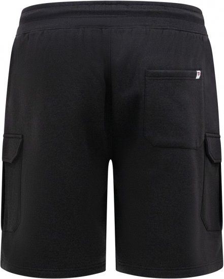 D555 Wigan 2 Elasticated Waist Fleece Cargo Shorts Black - Joggingbroeken & shorts - Joggingbroeken & Shorts Heren Grote Maten