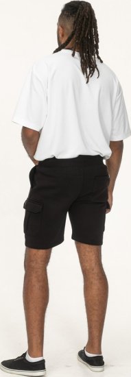 D555 Wigan 2 Elasticated Waist Fleece Cargo Shorts Black - Joggingbroeken & shorts - Joggingbroeken & Shorts Heren Grote Maten