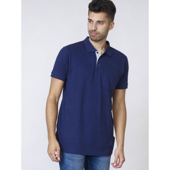 D555 Grant Polo Navy - Polo shirts - Grote Maten Poloshirts Heren