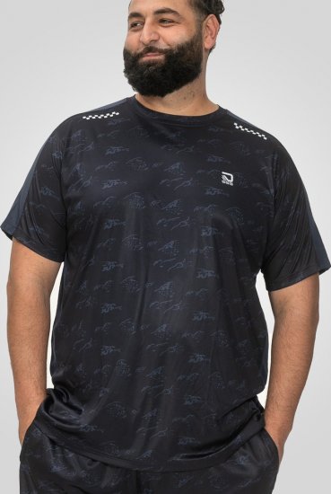 D555 Solihull Dry Wear Light Weight Poly Crew Neck T-Shirt Navy - Sportkleding & outdoor - Grote Maten Sportkleding Heren