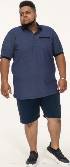 D555 Newcastle Polo Shirt Grey - Polo shirts - Grote Maten Poloshirts Heren