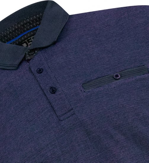 D555 Newcastle Polo Shirt Grey - Polo shirts - Grote Maten Poloshirts Heren