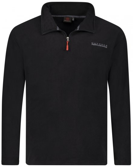 Adamo Vancouver Fleece Sweater Black - Sportkleding & outdoor - Grote Maten Sportkleding Heren