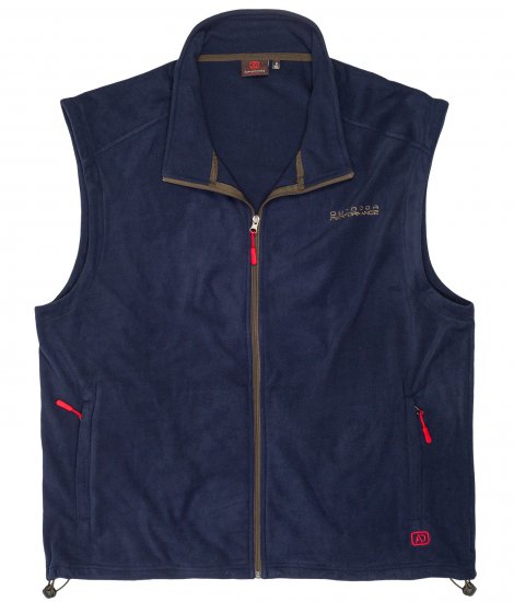 Adamo Montreal Fleece Vest Navy - Sportkleding & outdoor - Grote Maten Sportkleding Heren