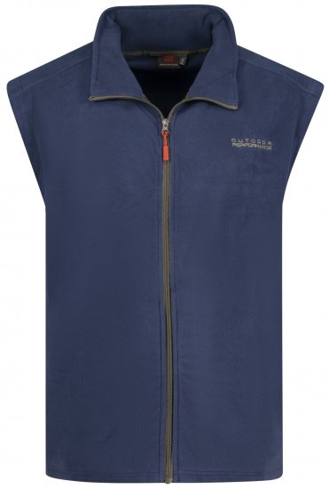Adamo Montreal Fleece Vest Navy - Sportkleding & outdoor - Grote Maten Sportkleding Heren
