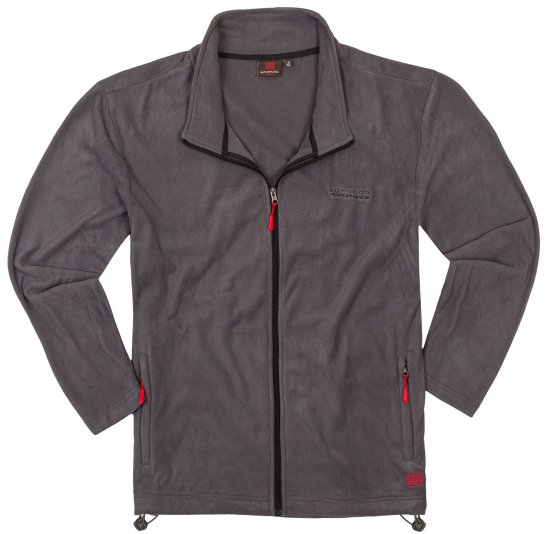 Adamo Toronto Fleece Jacket Grey - Sportkleding & outdoor - Grote Maten Sportkleding Heren