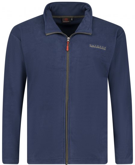 Adamo Tampa Fleece Jacket Navy TALL SIZES - HERENKLEDING MT-6XLT - Tall Kleding Heren