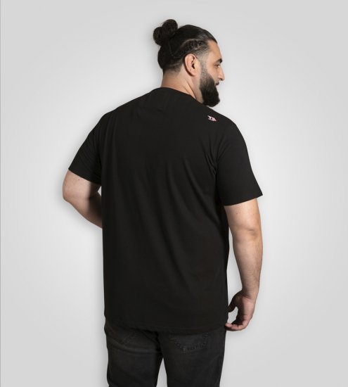 D555 Ginza Tokyo with Dragon Crew Neck T-shirt Black - T-shirts - Grote Maten T-shirts Heren