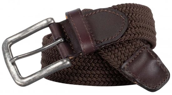 Adamo 180910 Elastische riem Bruin - Riemen - Grote Maten Heren Riemen