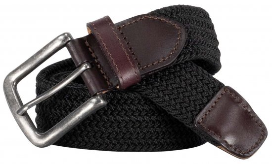 Adamo 180910 Elastische riem Zwart - Riemen - Grote Maten Heren Riemen