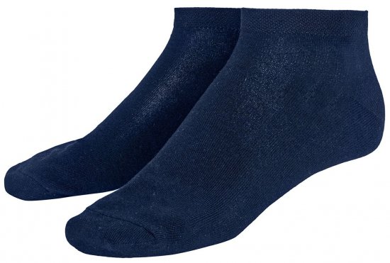 Adamo Anton sneaker-socks Navy 4-pack - Ondergoed & Zwem - Grote Maten Ondergoed Heren