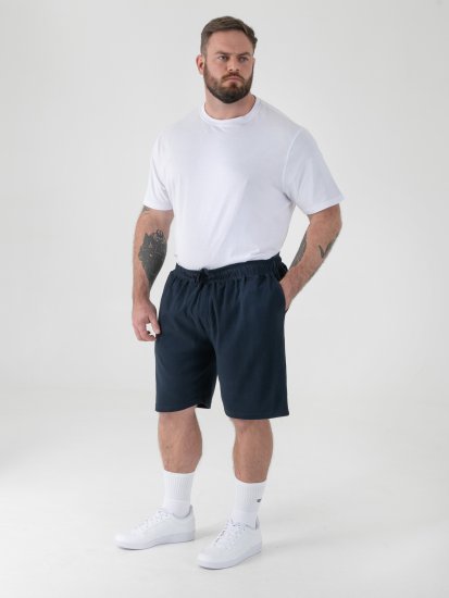 D555 Mitchell 2 Stretch Shorts met Elastische Taille Marineblauw - Joggingbroeken & shorts - Joggingbroeken & Shorts Heren Grote Maten