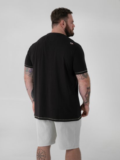 D555 Macfarlan T-shirt met Gorillaprint Zwart - Alle kleding - Herenkleding in grote maten