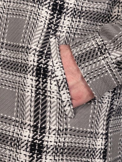 D555 Hayes Overshirt Grijs - Hemden - Overhemden Grote Maten Heren