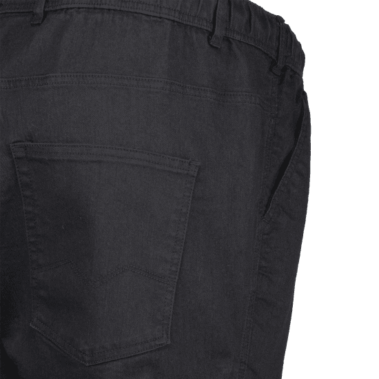 Adamo 199112 Spijkerbroek met elastische taille Zwart - Jeans & broeken - Jeans & Broeken Grote Maten Heren