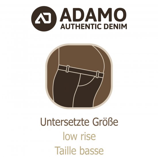 Adamo 5-Pocket Low Rise Jeans Dark Navy - Jeans & broeken - Jeans & Broeken Grote Maten Heren